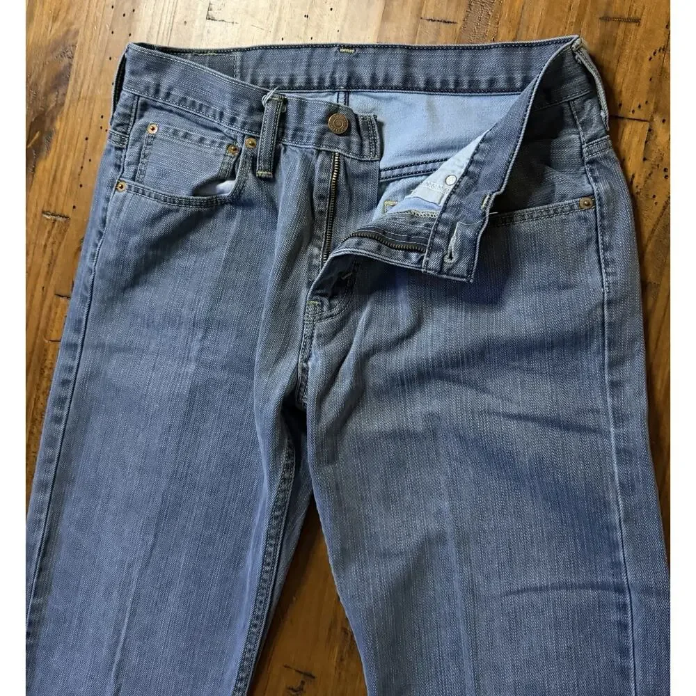 Levi’s 569 Jeans Mens 31x32 Loose Straight Fit Light Wash Denim Blue